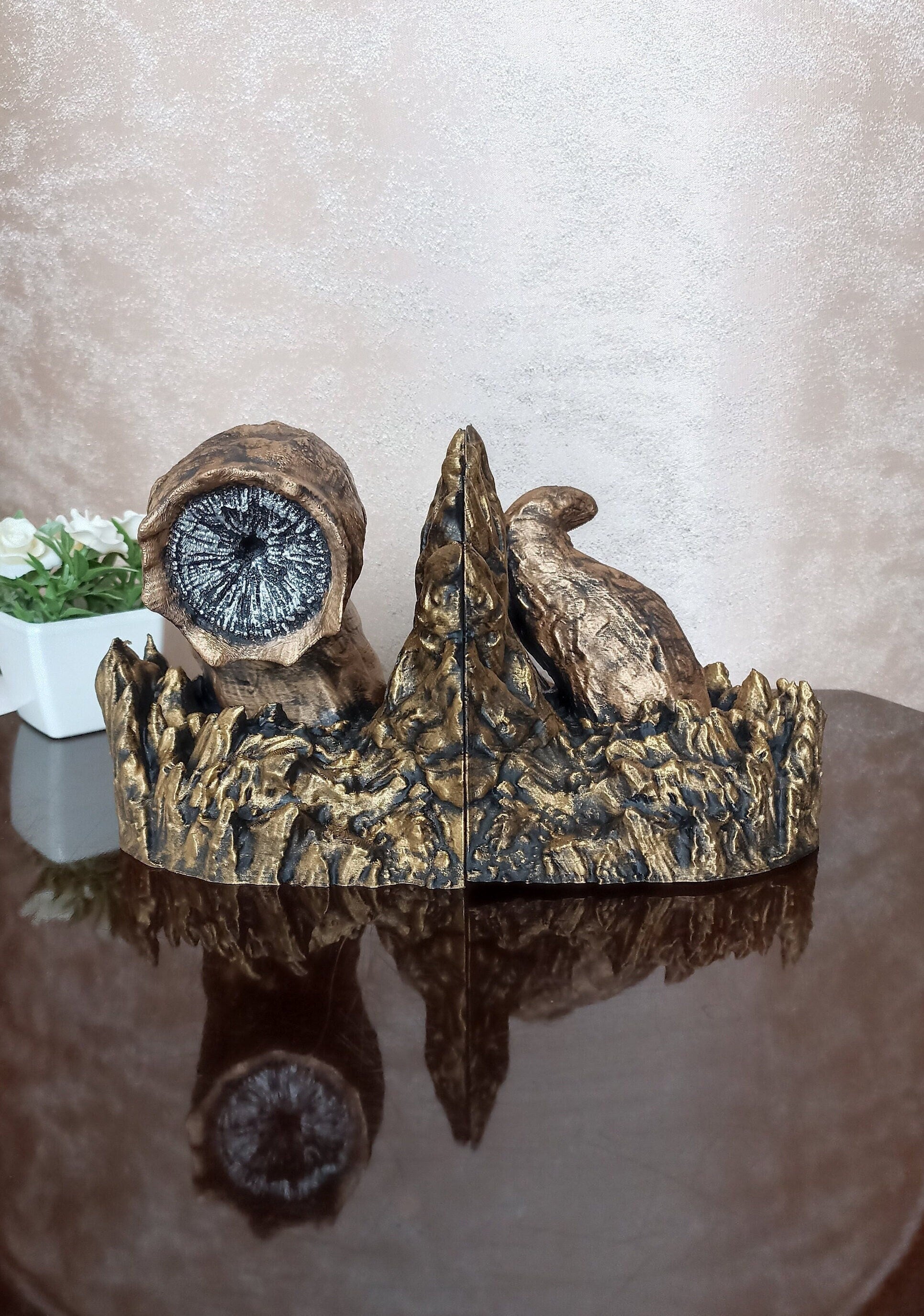 Dune Sandworm Bookend