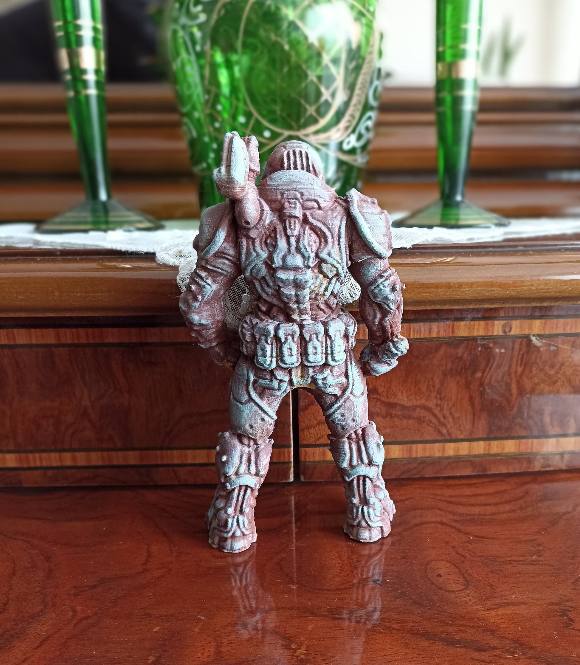 Doom Guy Figure, Doom Eternal Slayer Video Game Statue