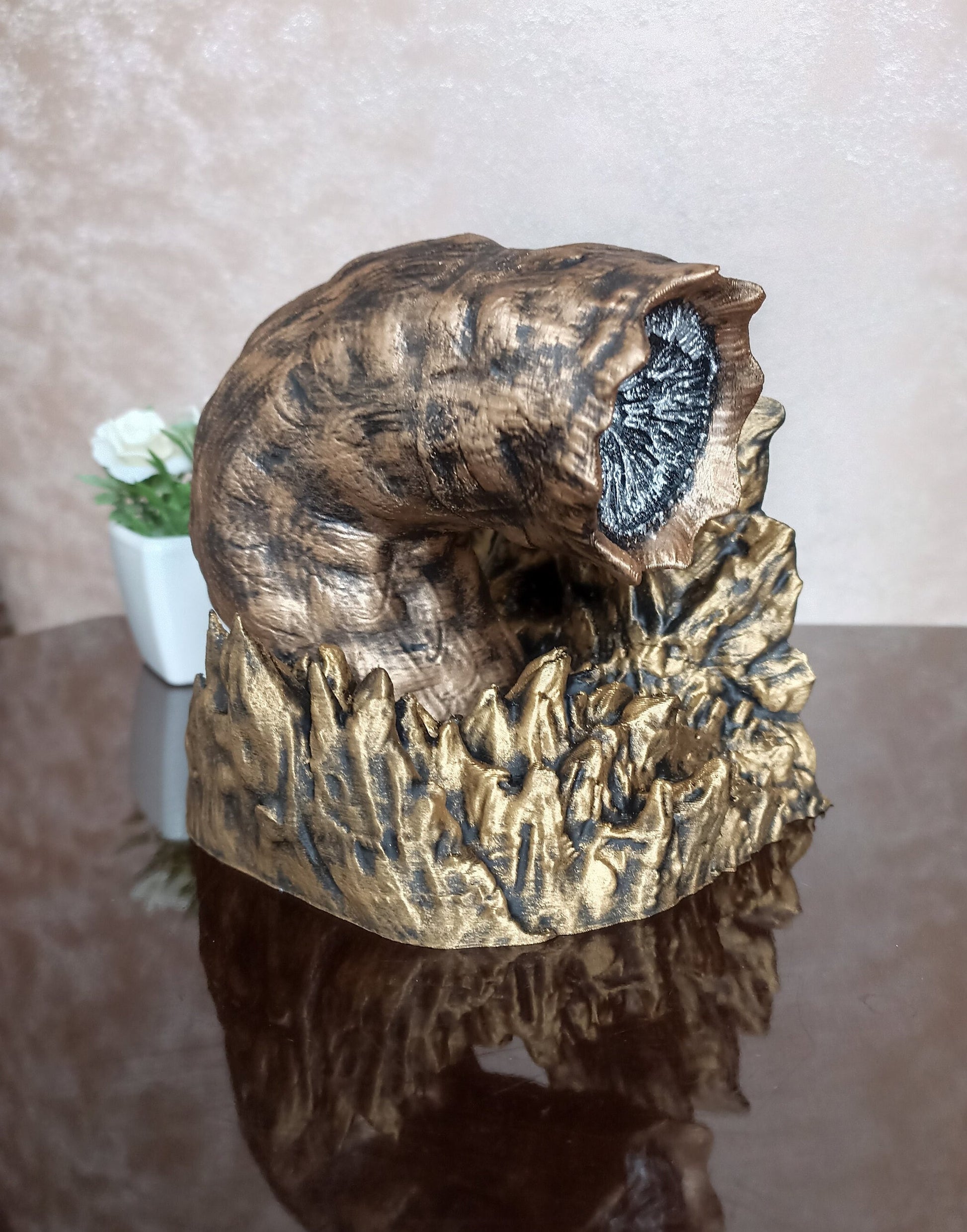 Dune Sandworm Bookend