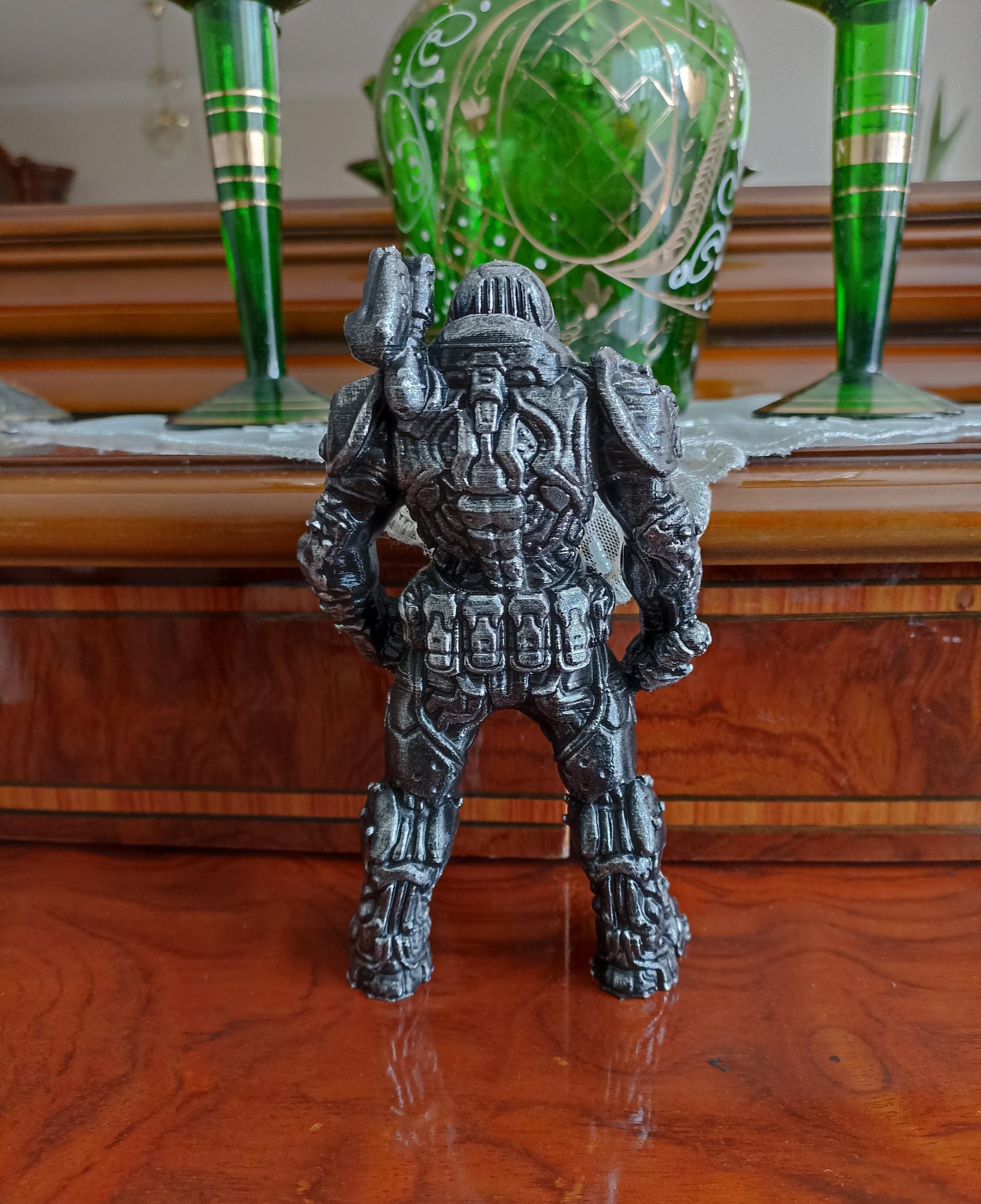 Doom Guy Figure, Doom Eternal Slayer Video Game Statue