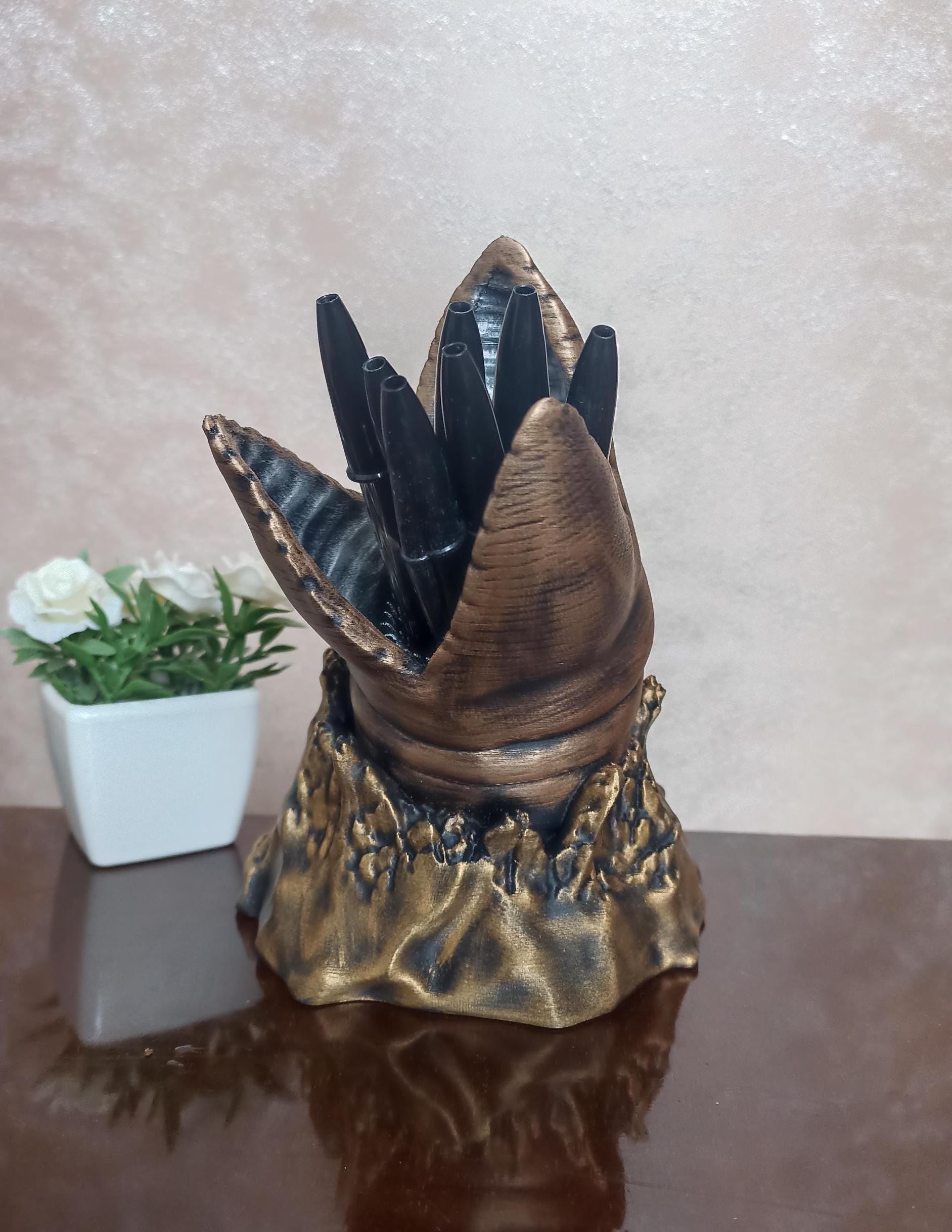 Dune Sandworm Pen Holder, Pencil Holder