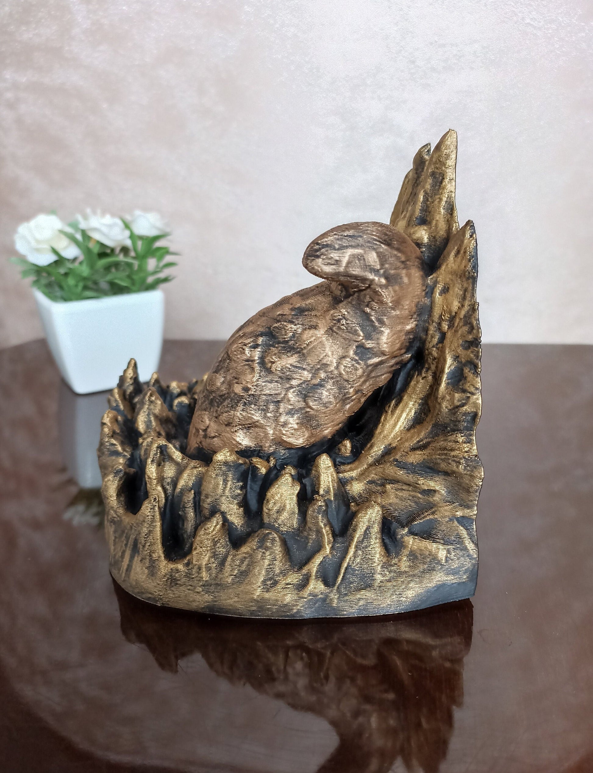 Dune Sandworm Bookend