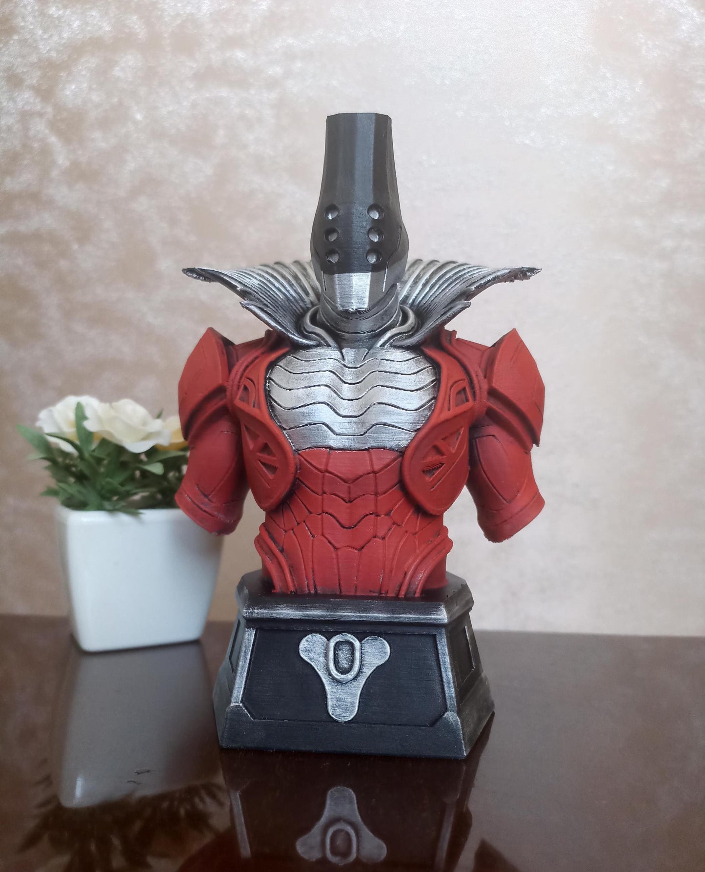 Rhulk 3D printed statue close-up detail