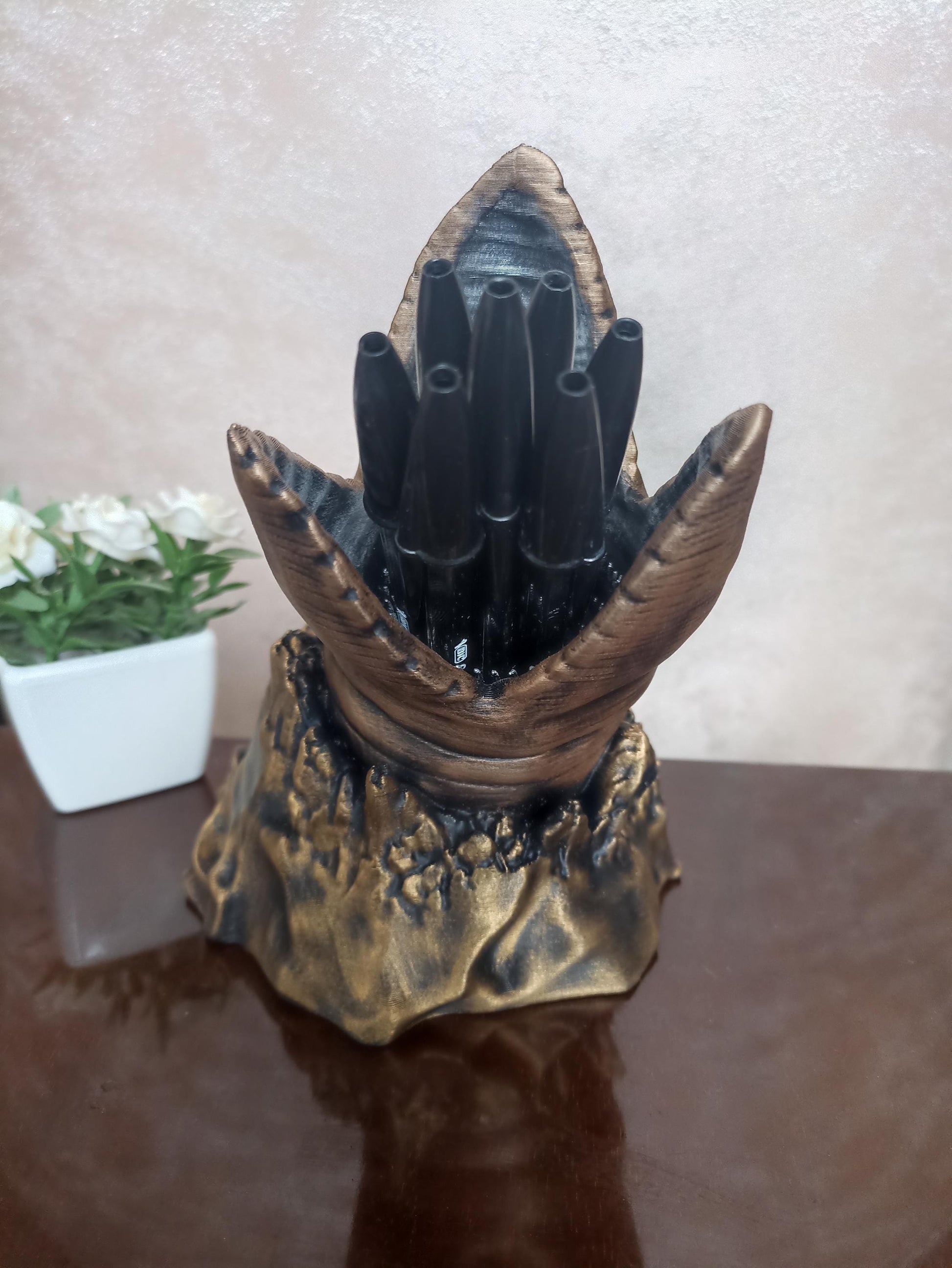Dune Sandworm Pen Holder, Pencil Holder