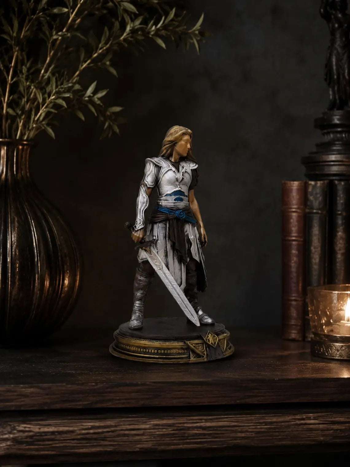 Laufey God of War Figure, Faye Sword Warrior Figurine