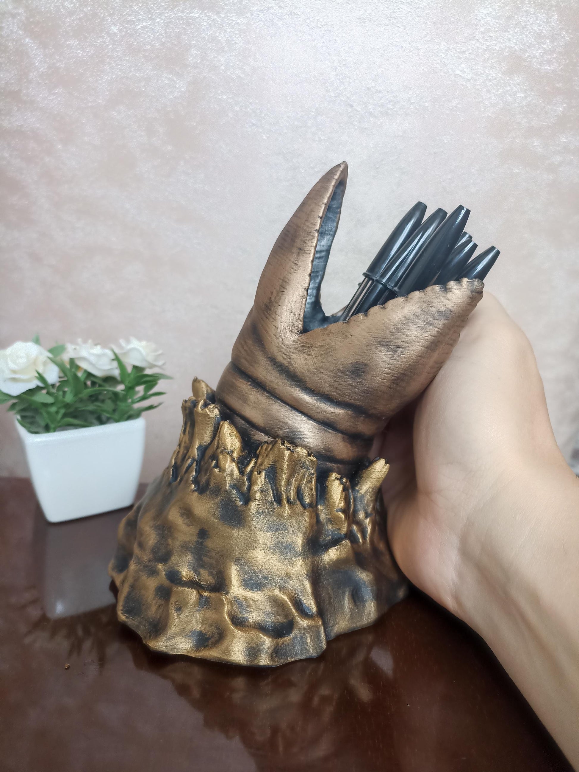 Dune Sandworm Pen Holder, Pencil Holder