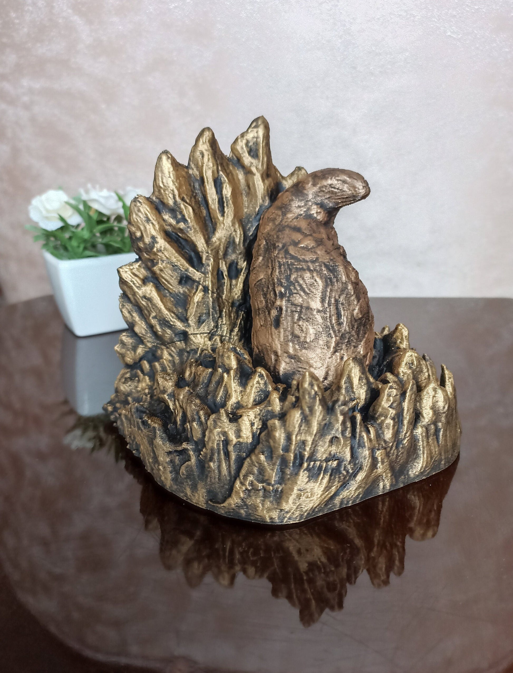 Dune Sandworm Bookend