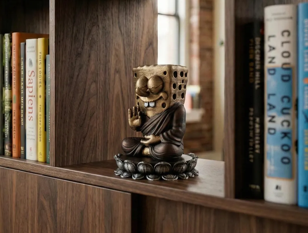 SpongeBob Buddha, Pop Culture Meditation Statue