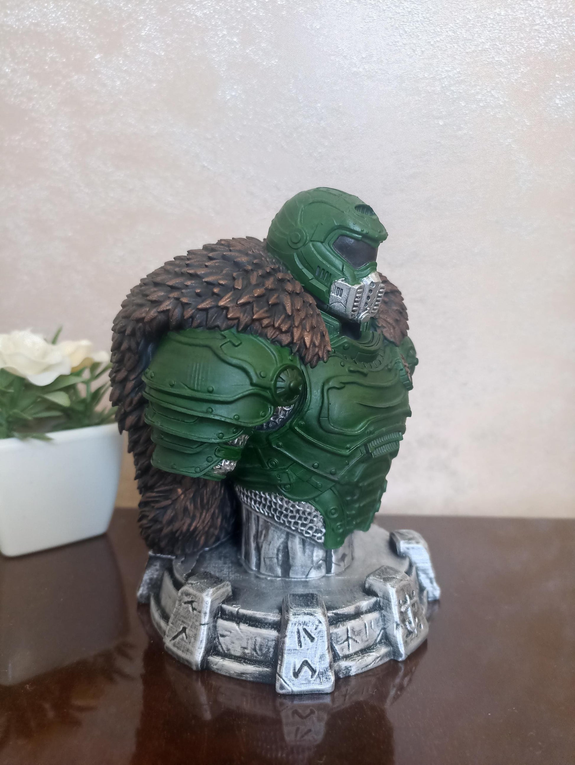 Doom The Dark Ages 3D printed fan art statue