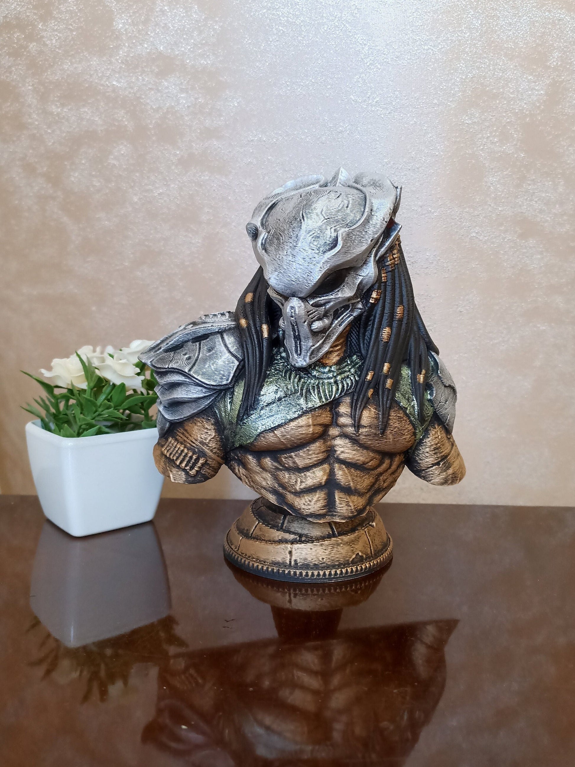 Predator Bust, 3D Printed Figure