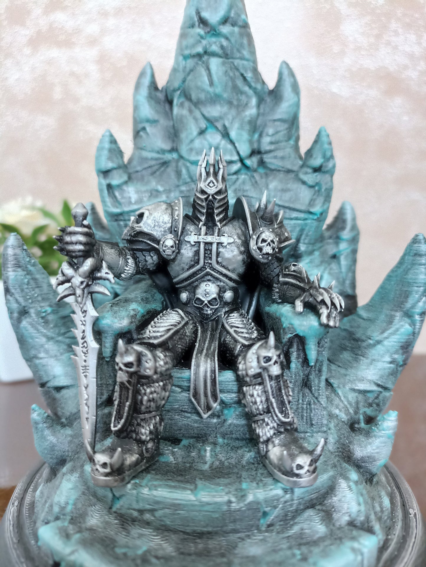 Lich King resin detail shot