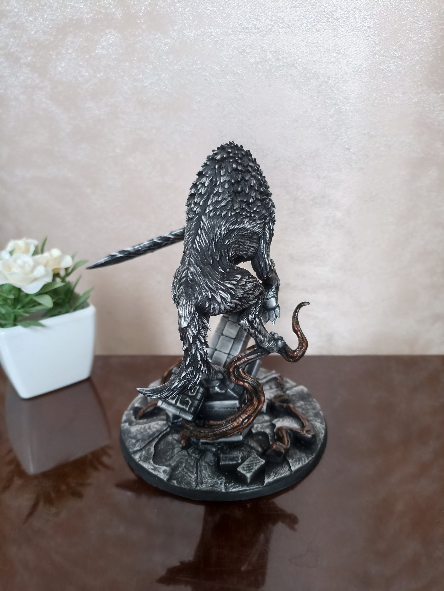 Dark Souls Fenrir Wolf Figure