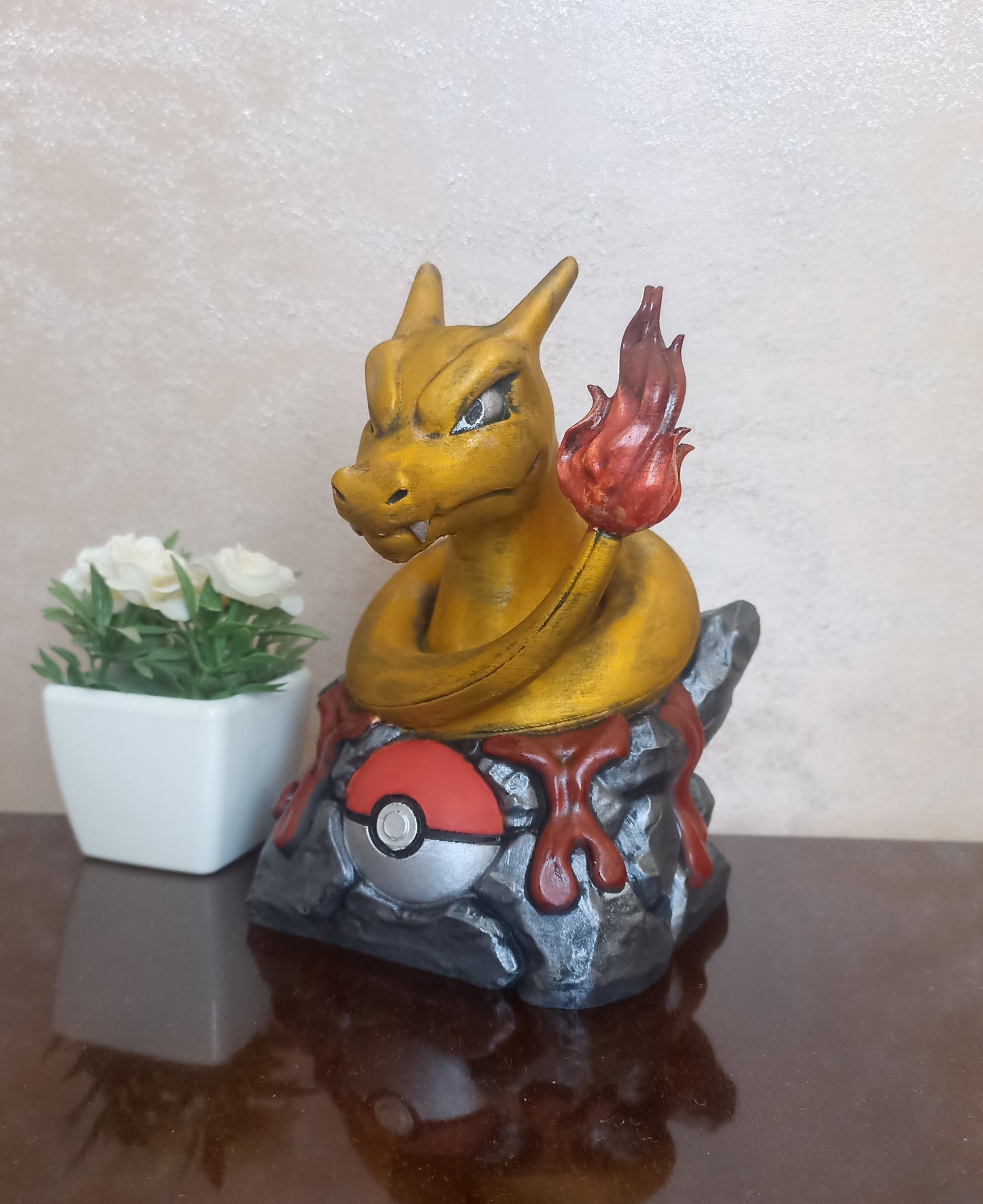 Charizard 3D print STL file, fan art Pokemon statue for FDM and resin printers