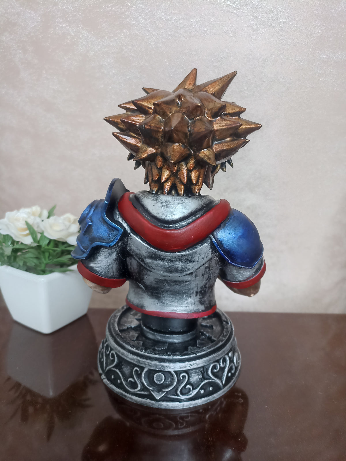 Sora Bust, 3D Printed Fantasy Game Figure