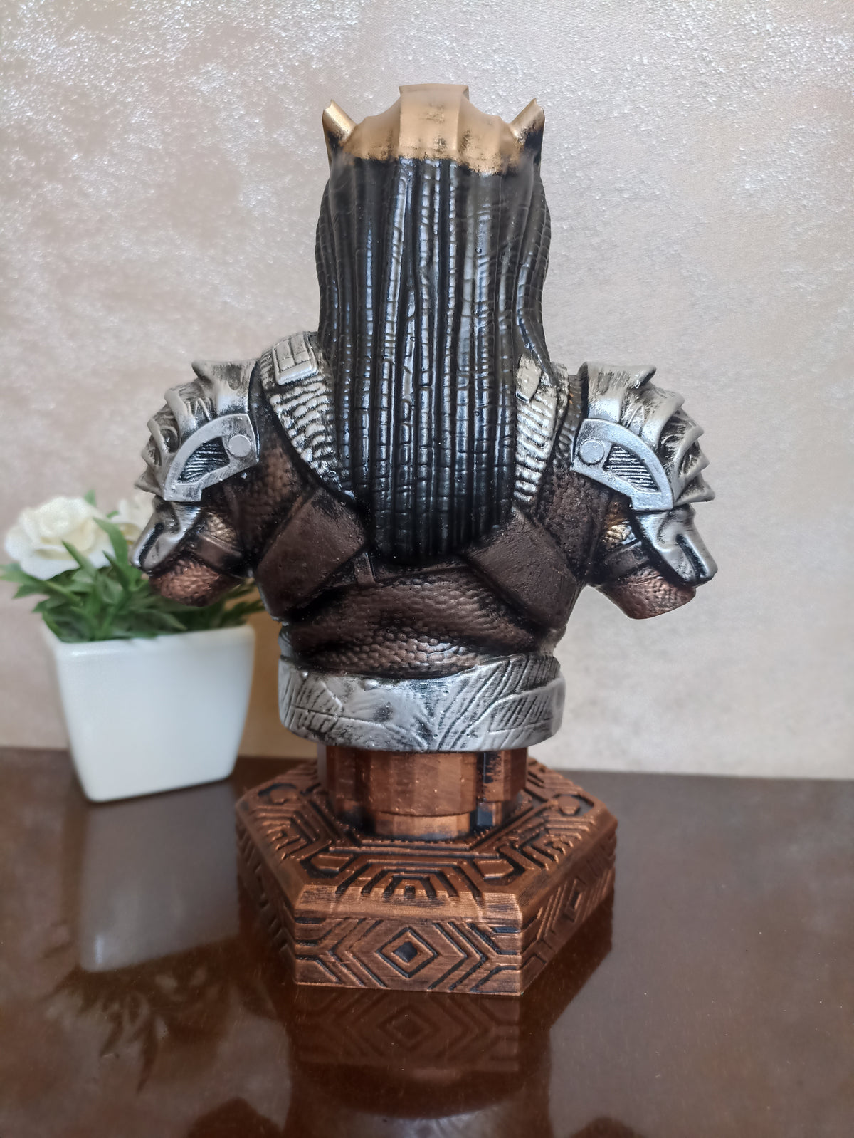 Young Predator Bust, 3D Printed Figure