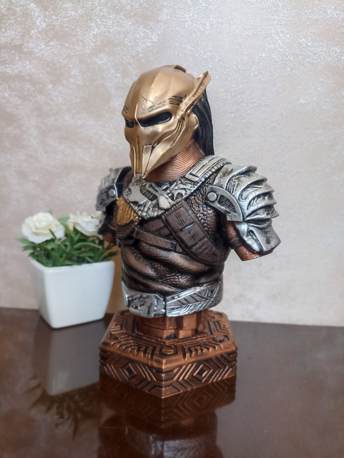 Young Predator Bust, 3D Printed Figure