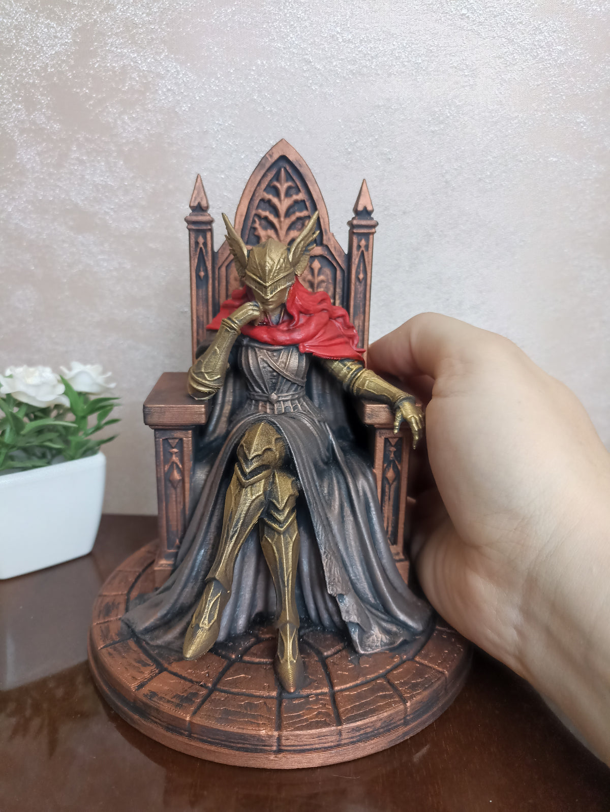 Malenia on Throne Figure