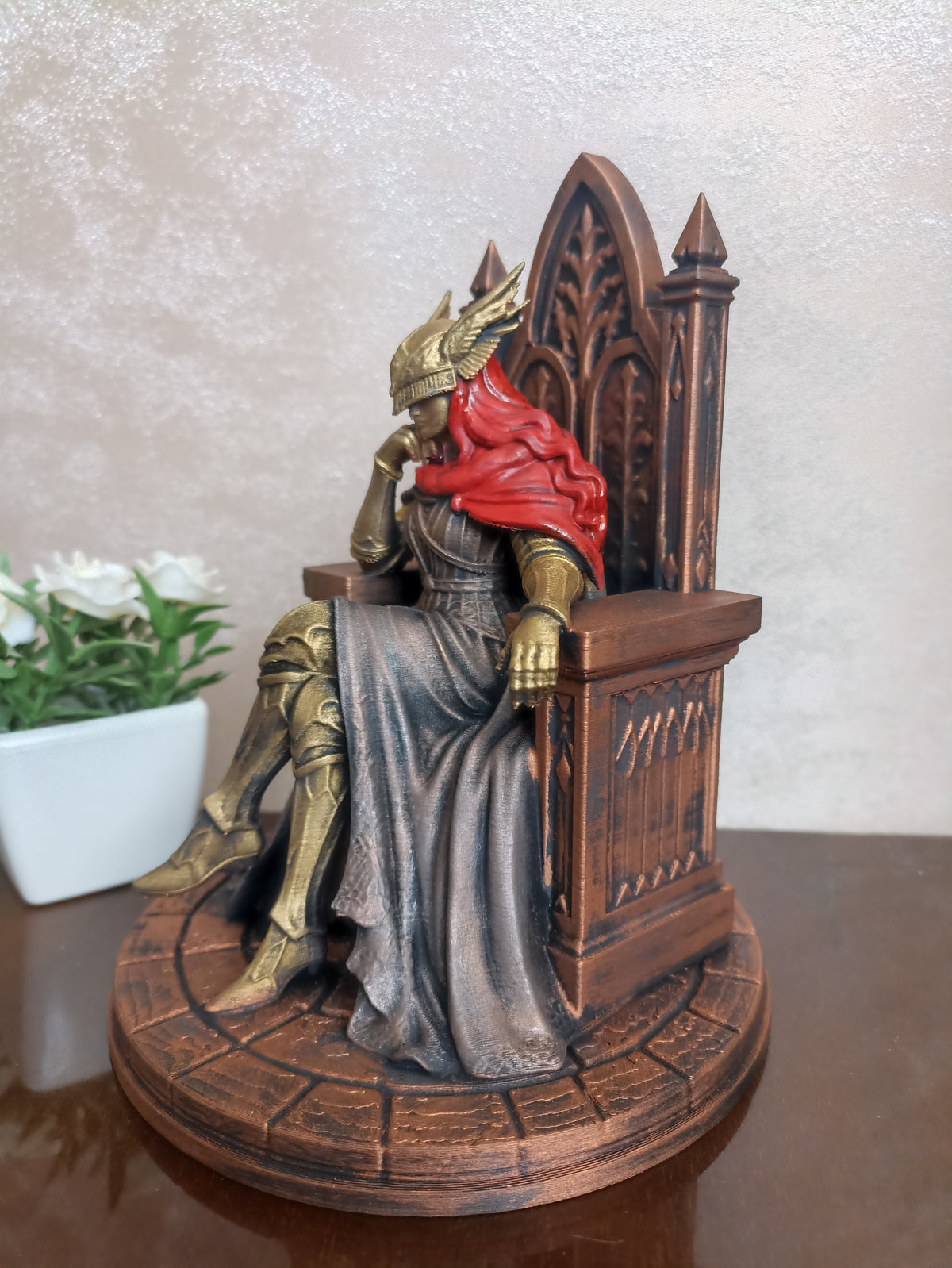 Malenia on Throne Figure