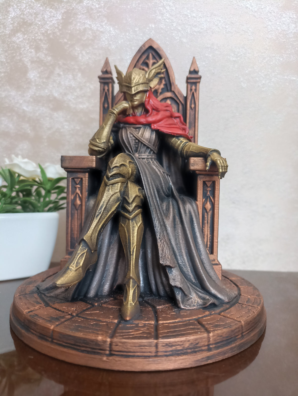 Malenia on Throne Figure