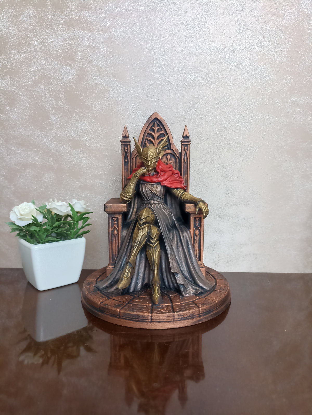 Malenia on Throne Figure