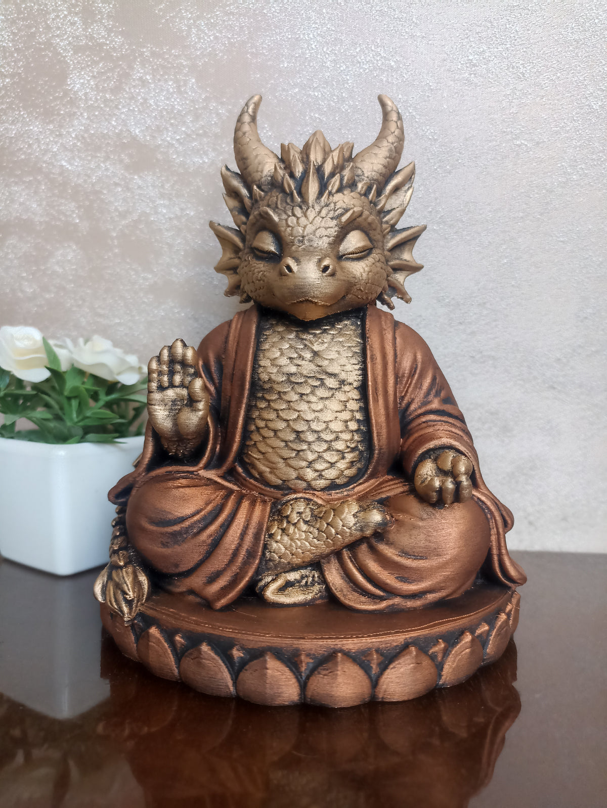 Dragon Buddha Statue