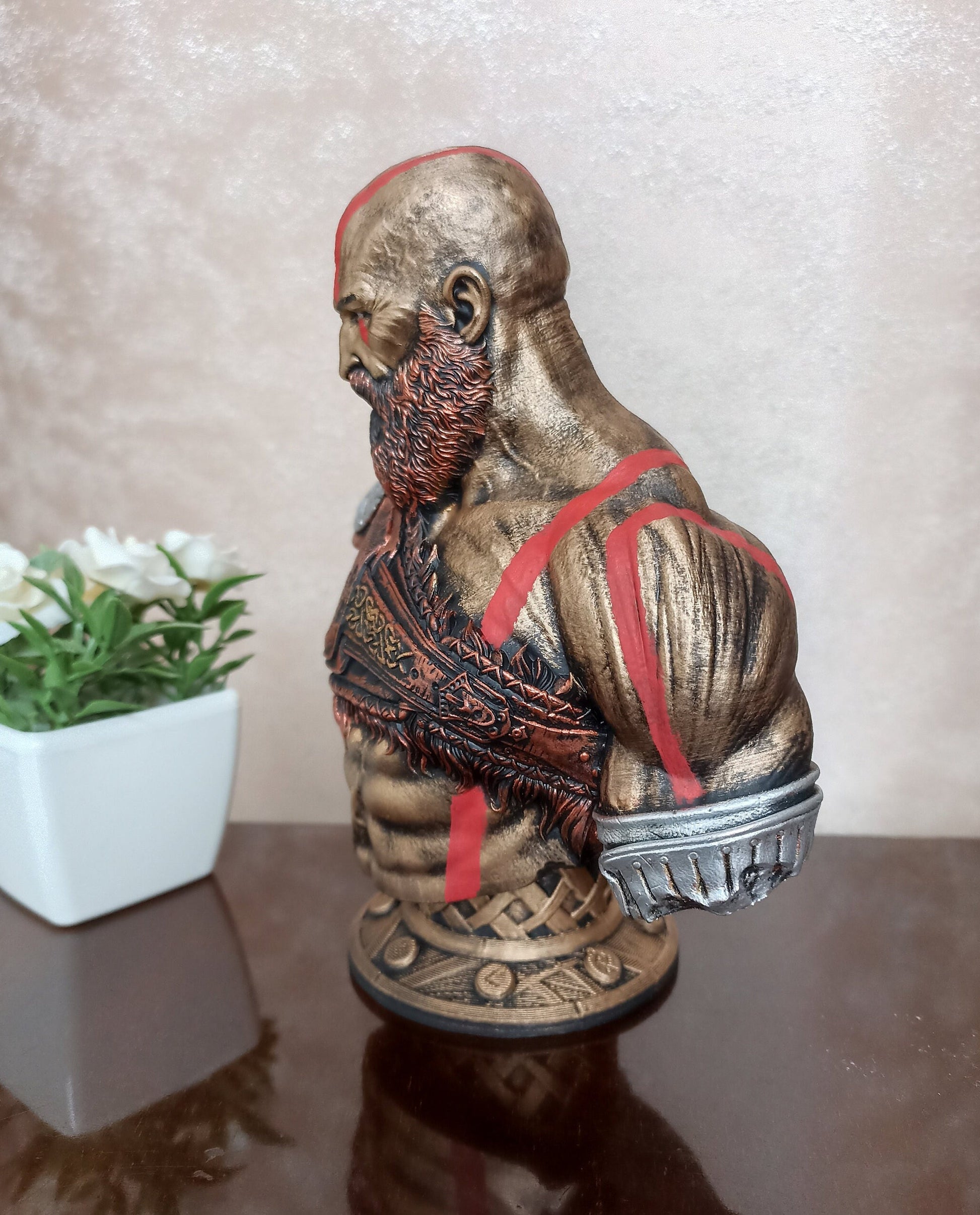 Kratos Bust, God of War Ragnarok Figure
