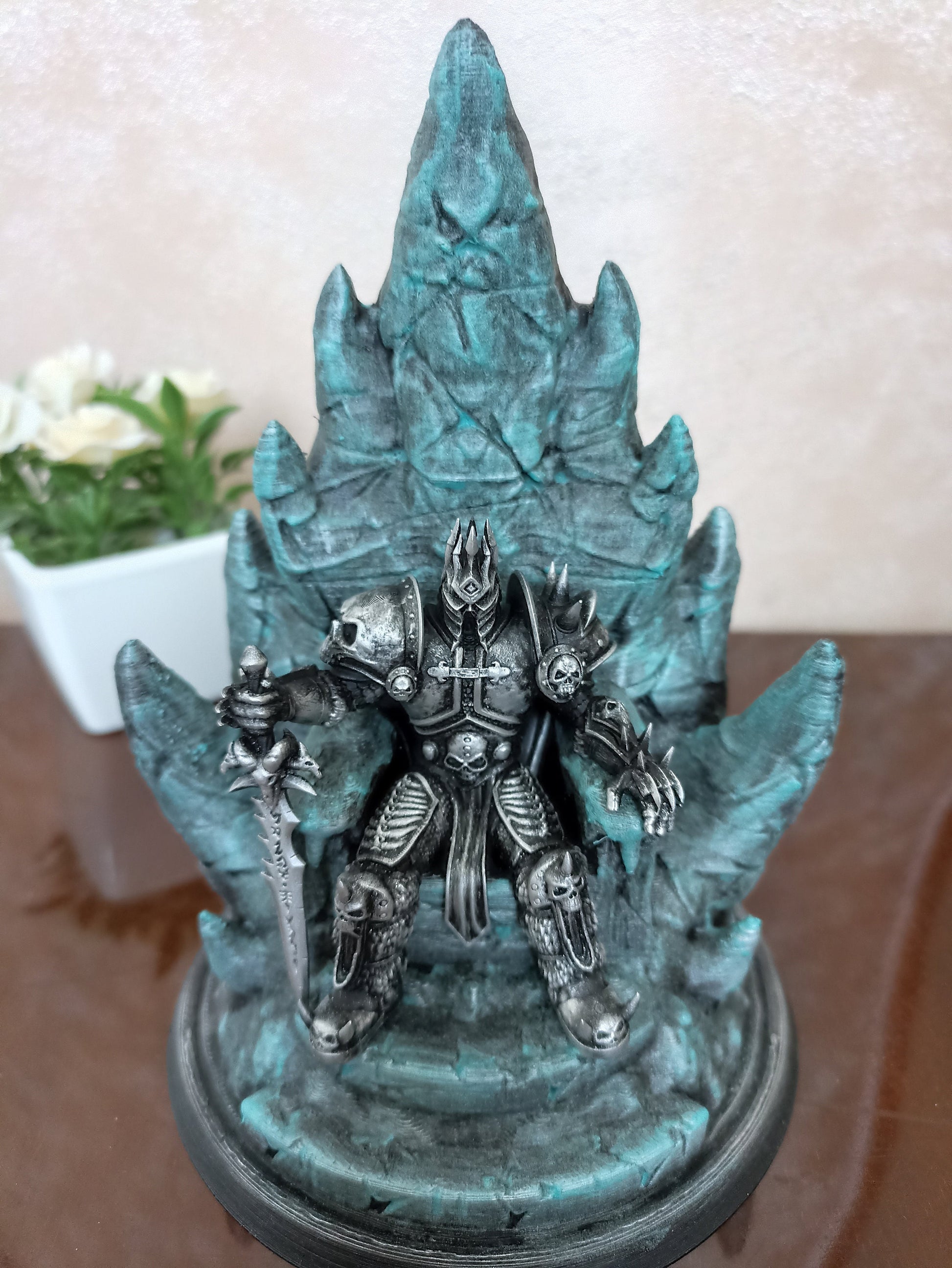 Lich King Figure, Arthas On Throne
