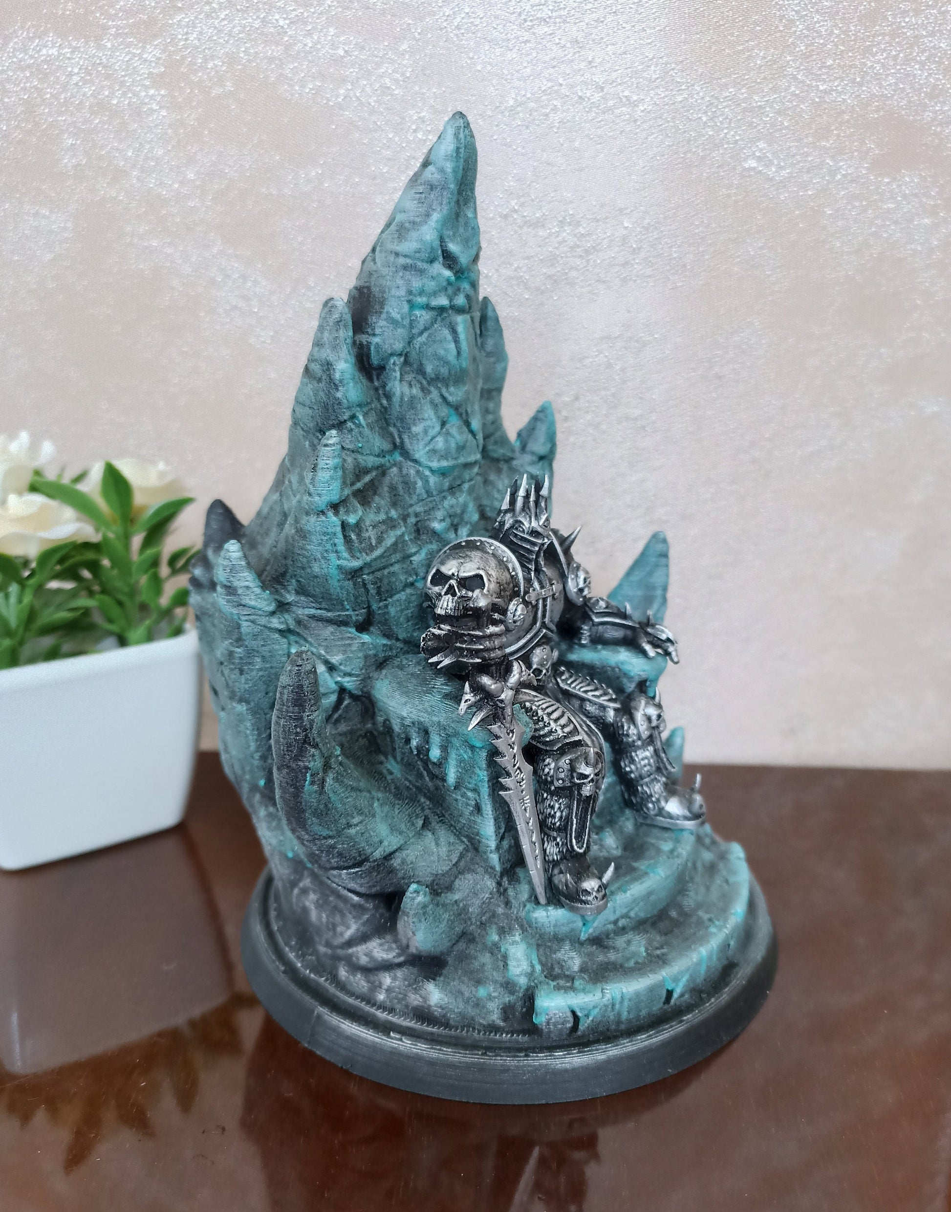 Lich King Figure, Arthas On Throne