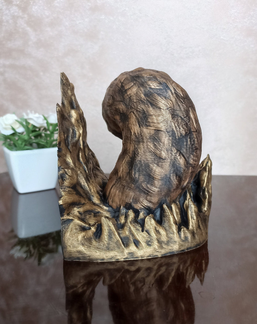 Dune Sandworm Bookend