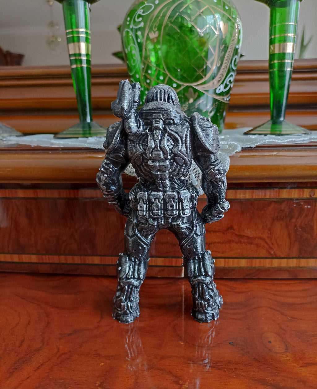 Doom Guy Figure, Doom Eternal Slayer Video Game Statue