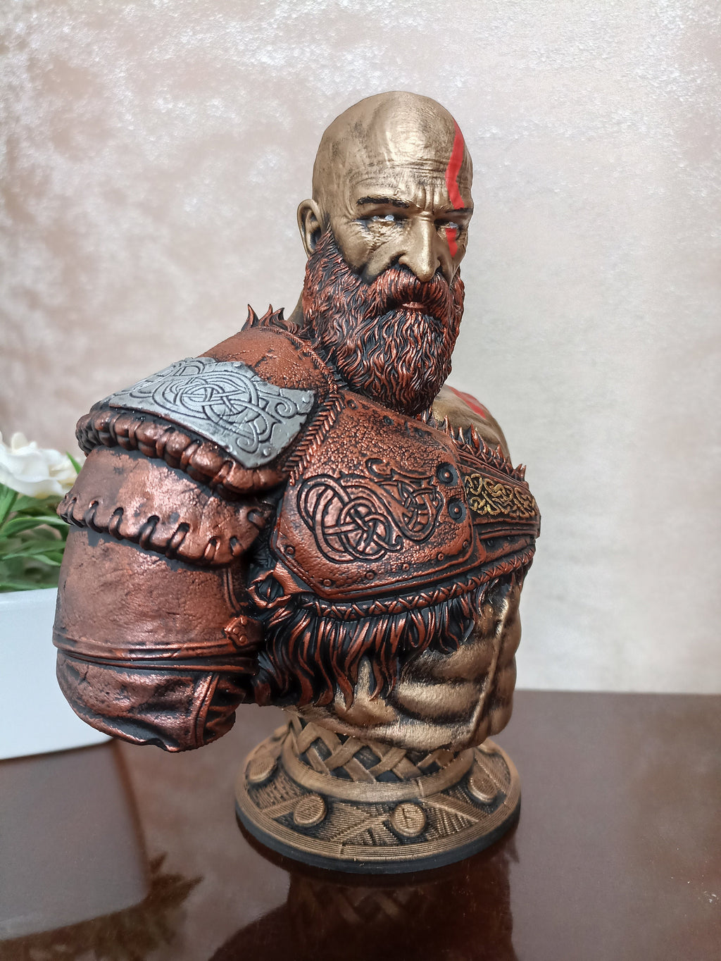 Kratos Bust, God of War Ragnarok Figure