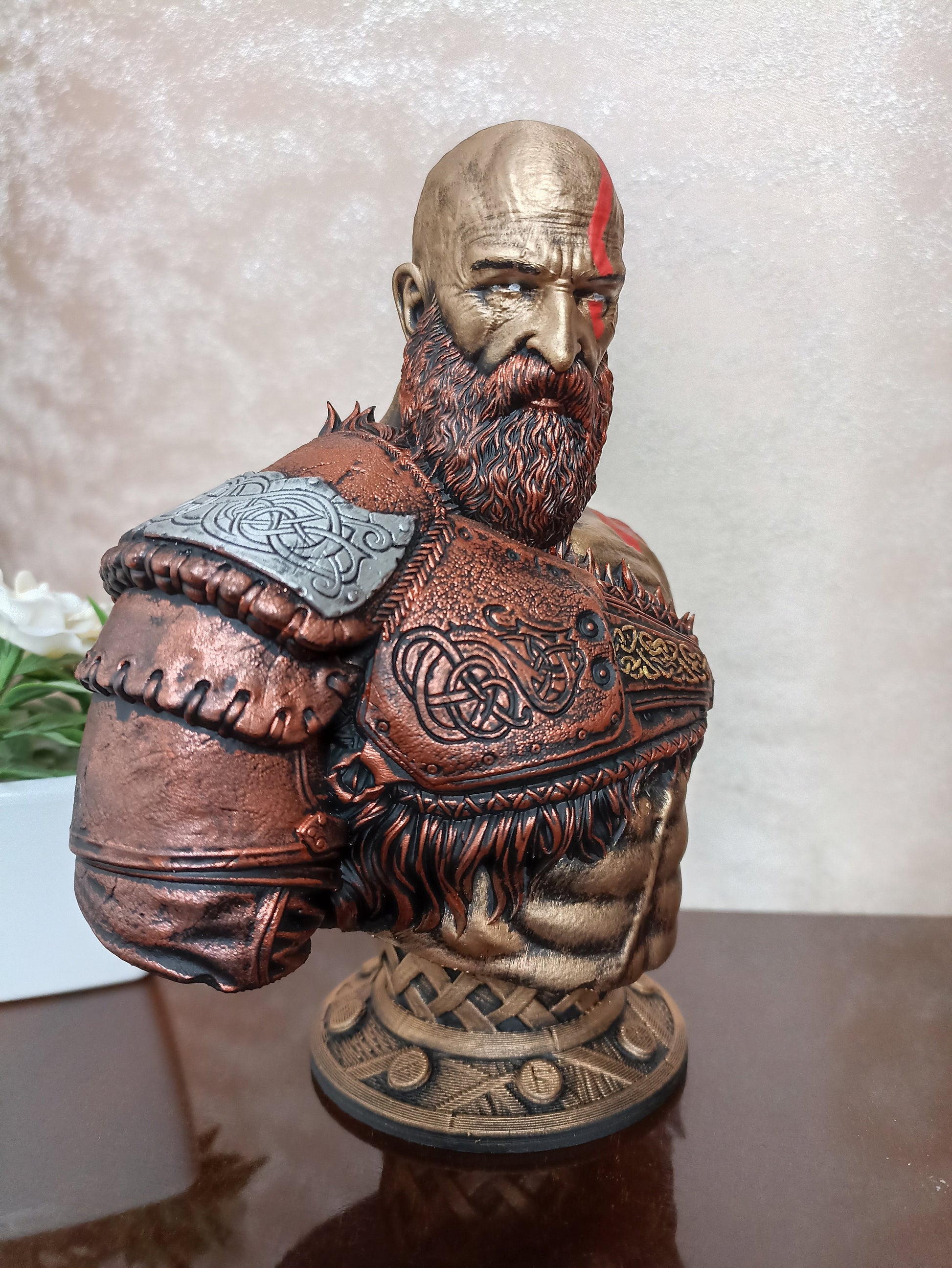 Kratos Bust, God of War Ragnarok Figure