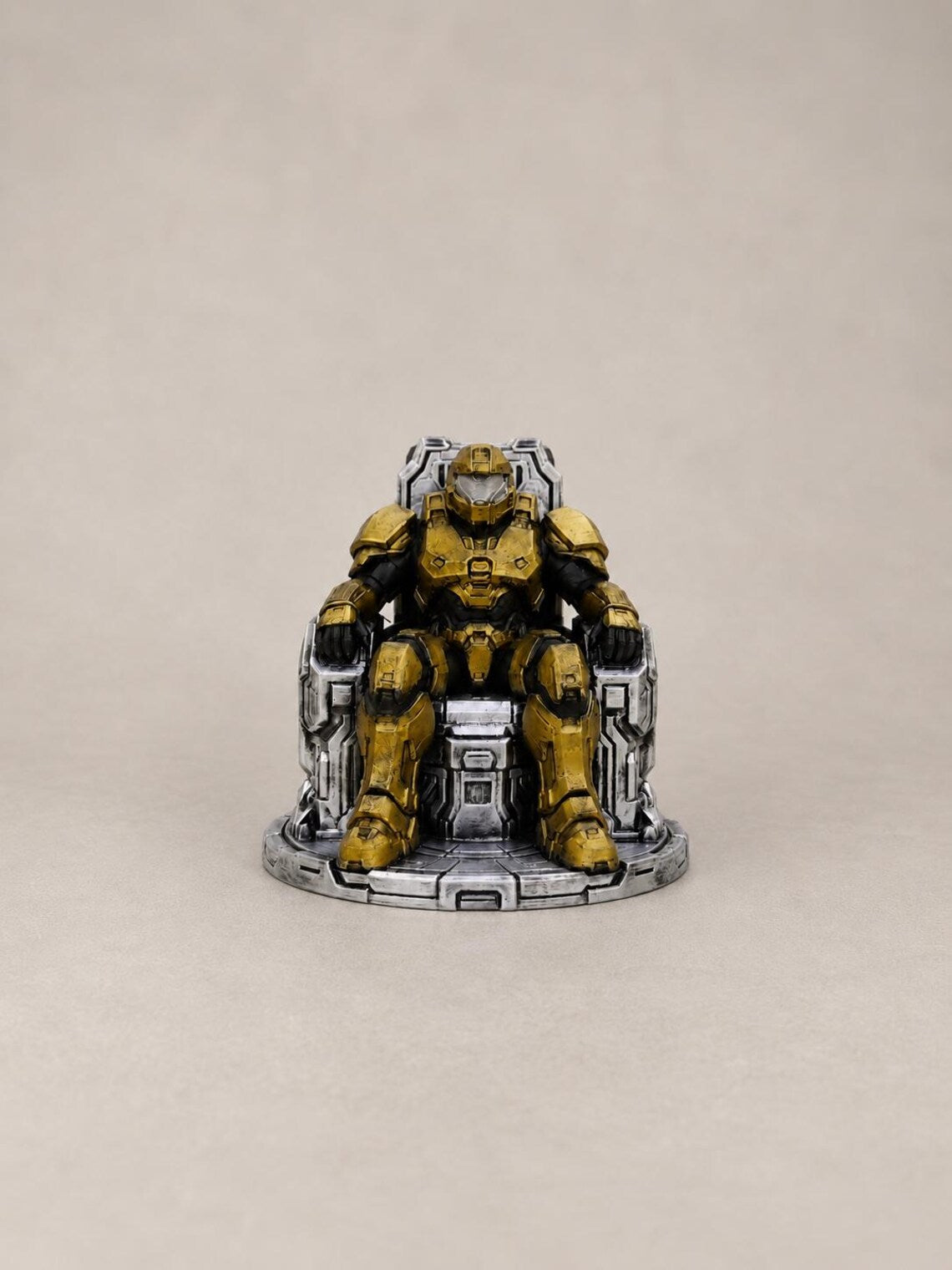 Halo Master Chief Inspired Command Throne Figurine