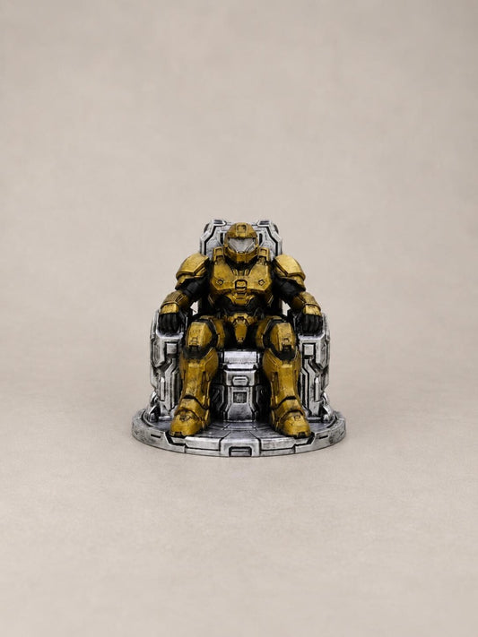 Halo Master Chief Inspired Command Throne Figurine