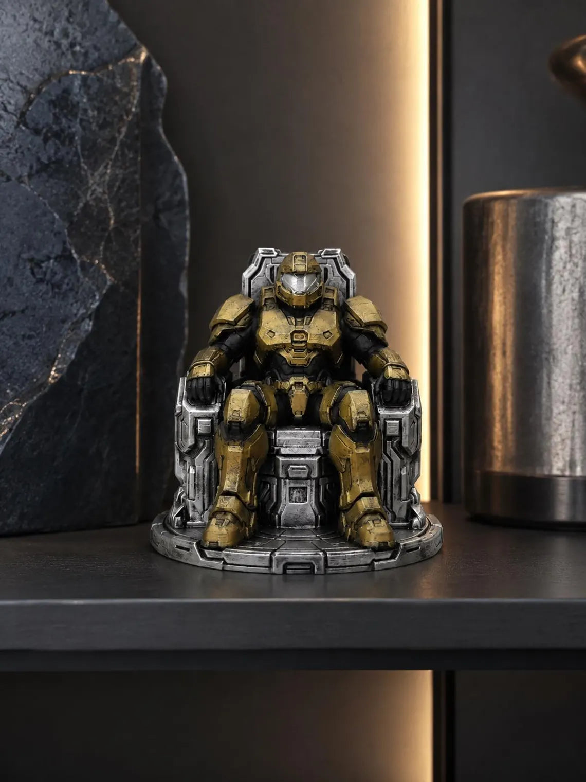 Halo Master Chief Inspired Command Throne Figurine