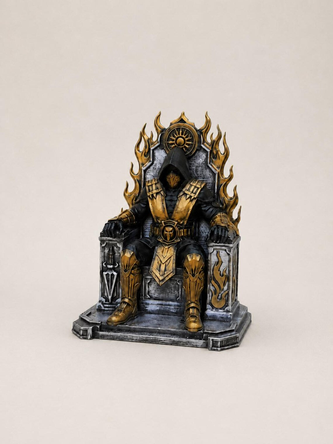 Mortal Kombat Scorpion Inspired Throne Figurine