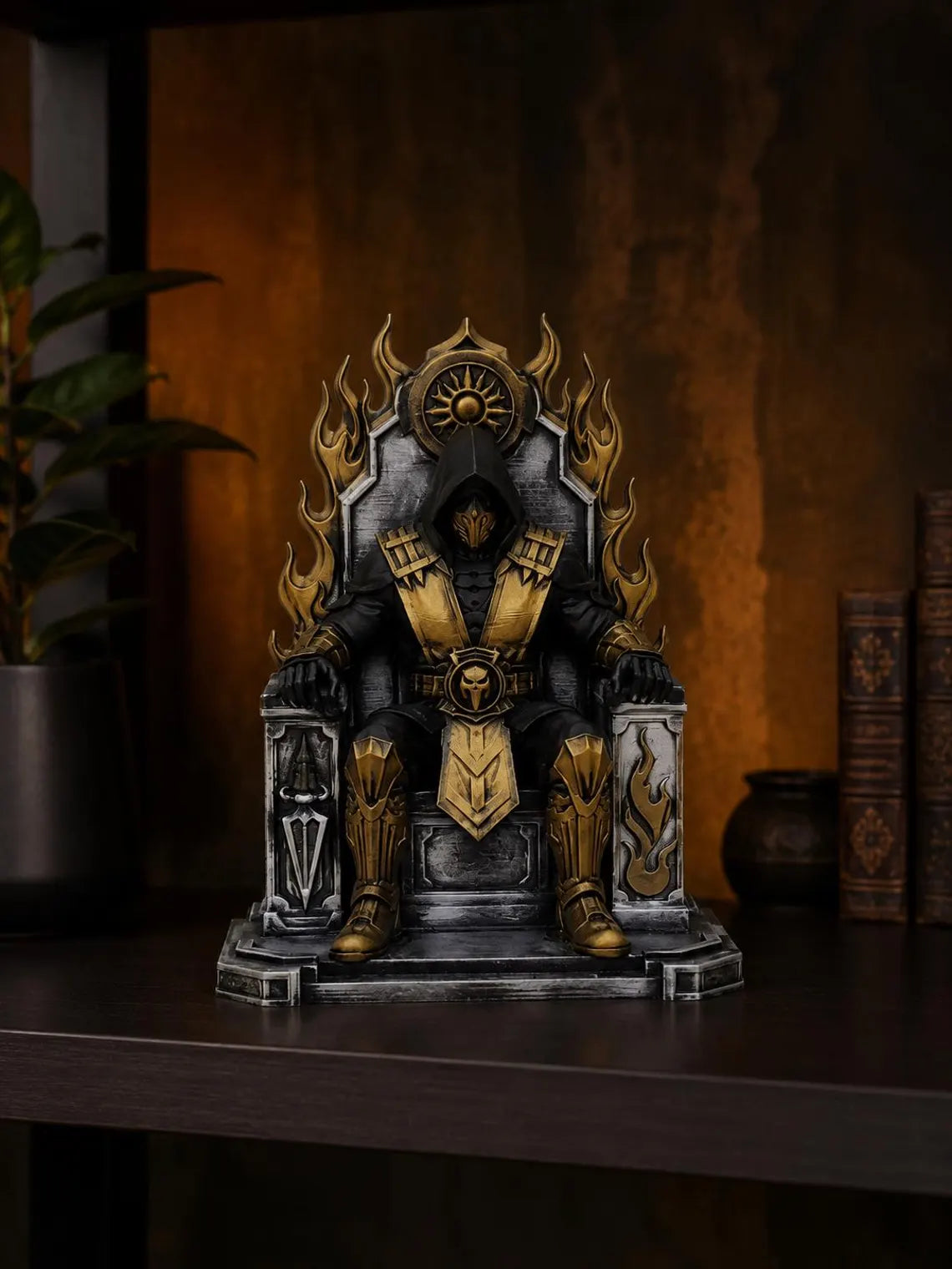 Mortal Kombat Scorpion Inspired Throne Figurine