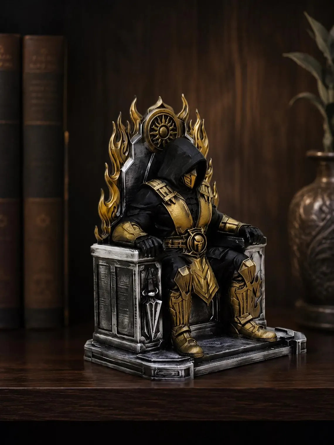 Mortal Kombat Scorpion Inspired Throne Figurine