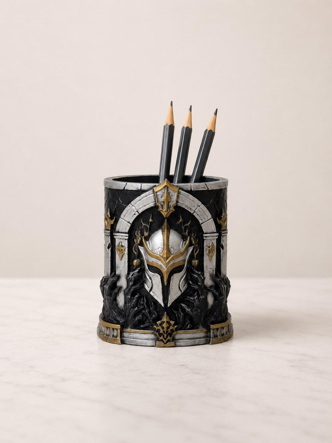 Solo Leveling Pen Holder, Anime Pencil Cup Desk Organizer