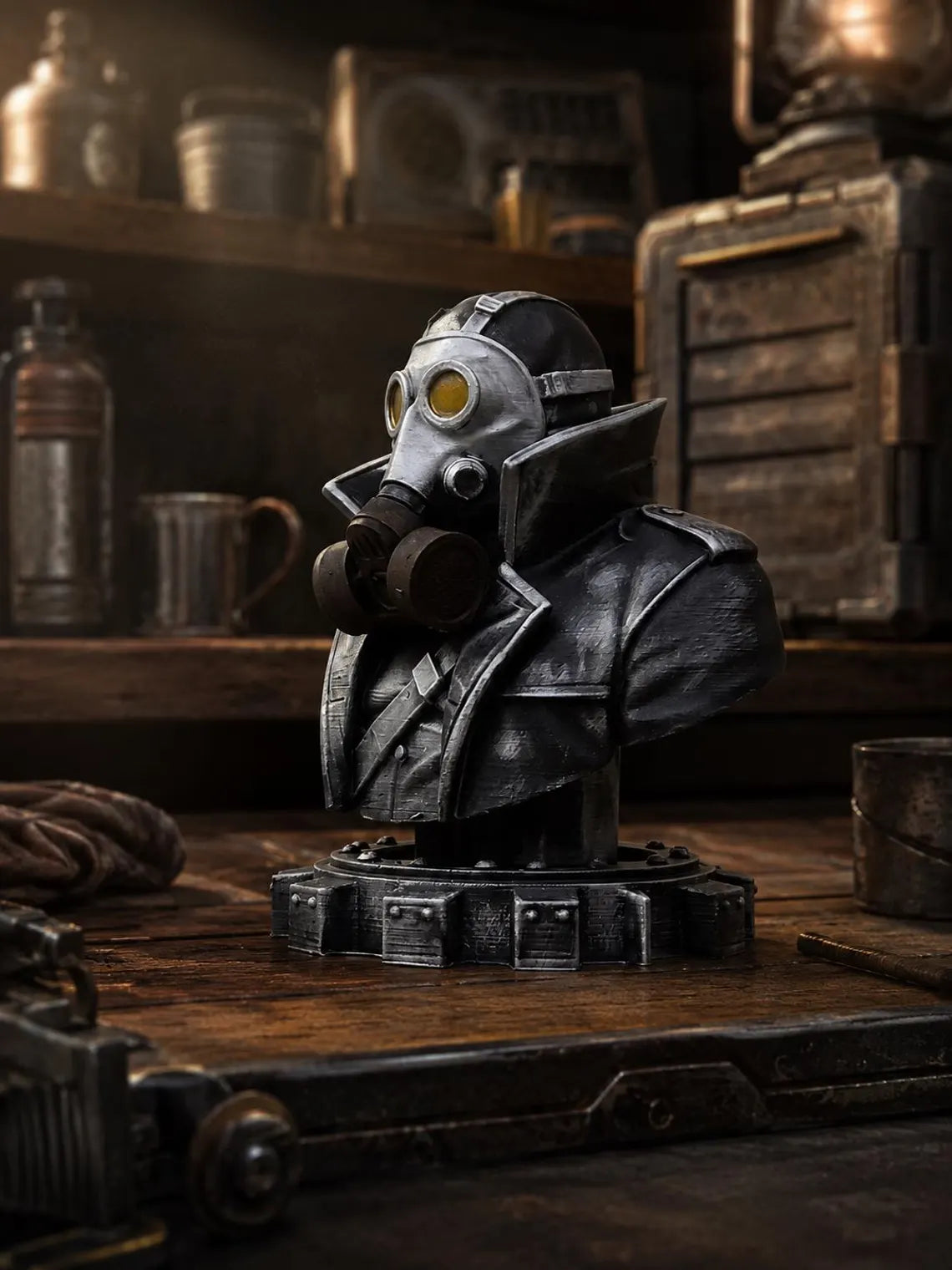 Wasteland Ranger Prop, Fallout Inspired RPG Figure