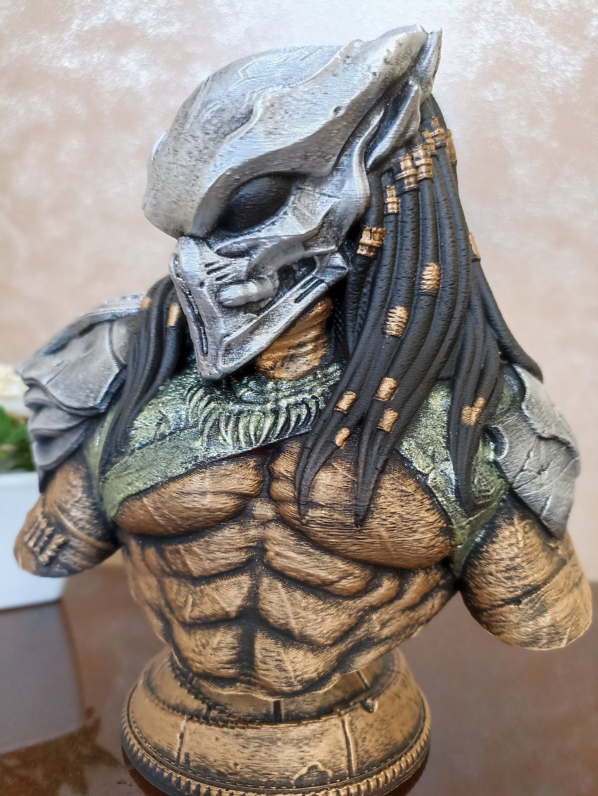Predator Bust, 3D Printed Figure