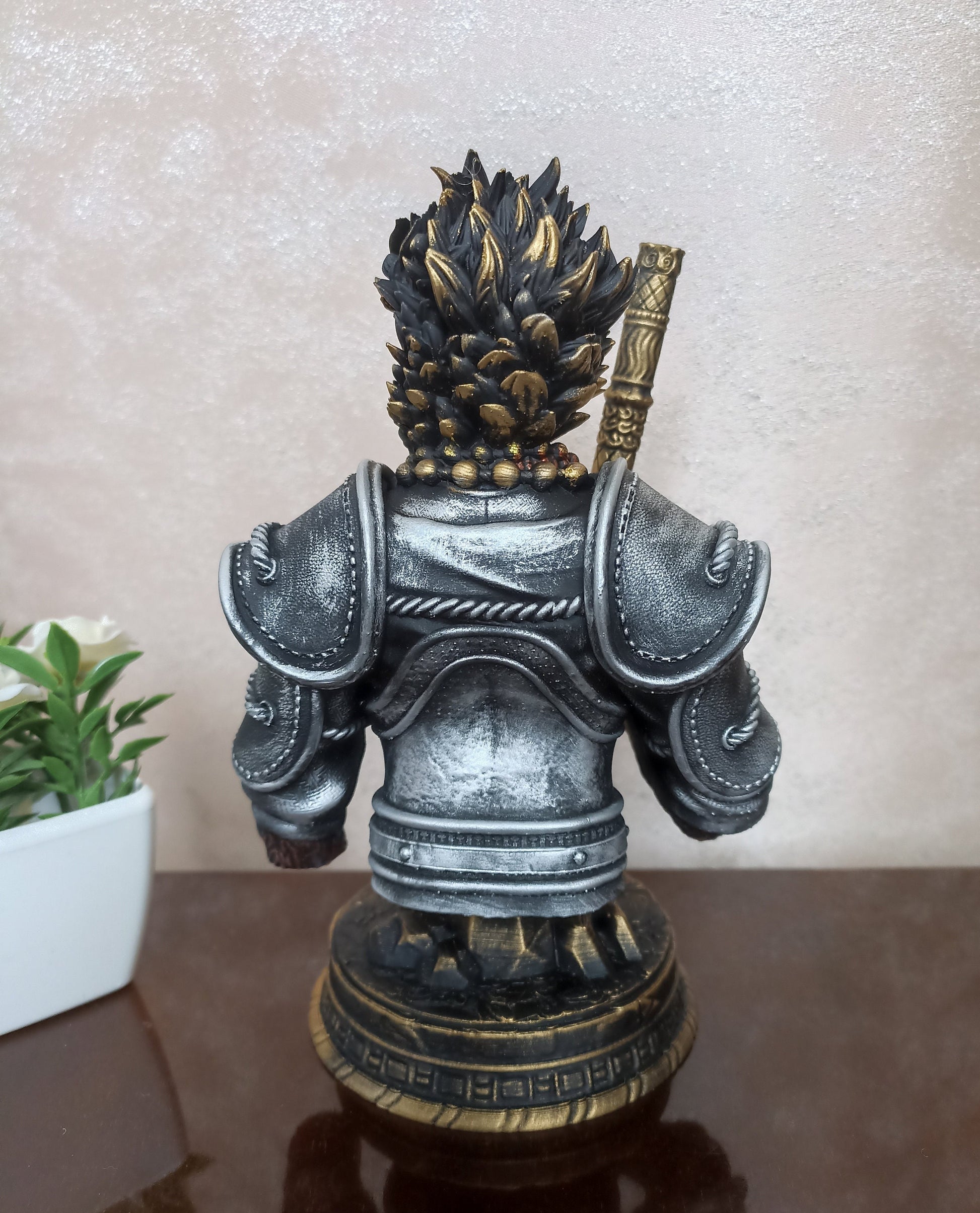 Monkey King Bust, Sun Wukong Figure, Black Myth Statue