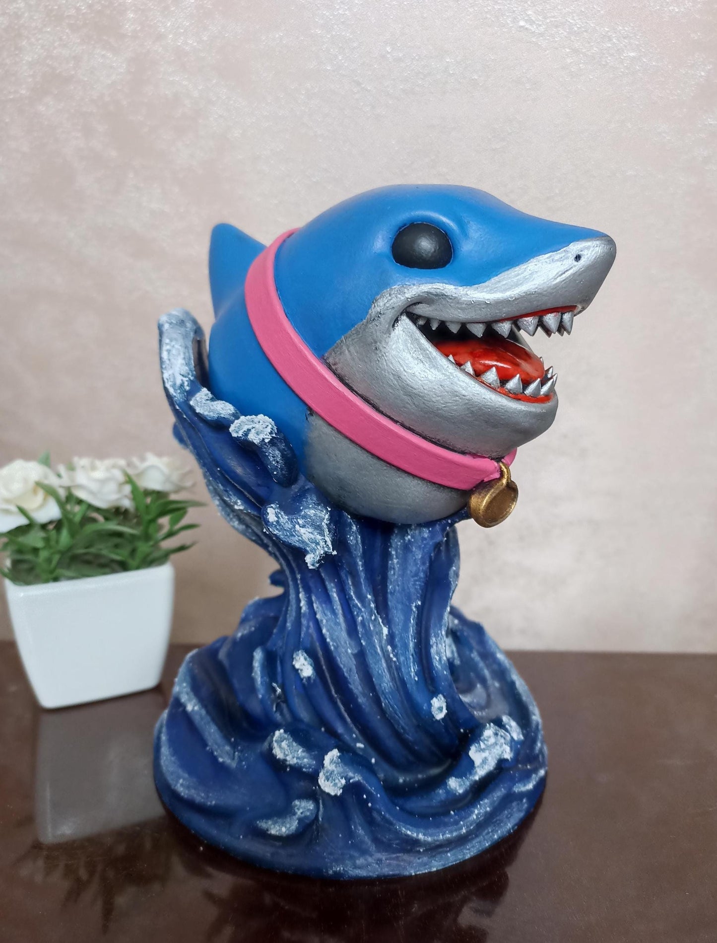 Jeff Land Shark 3D print detail