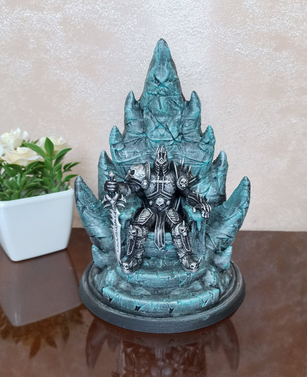 Lich King Figure, Arthas On Throne