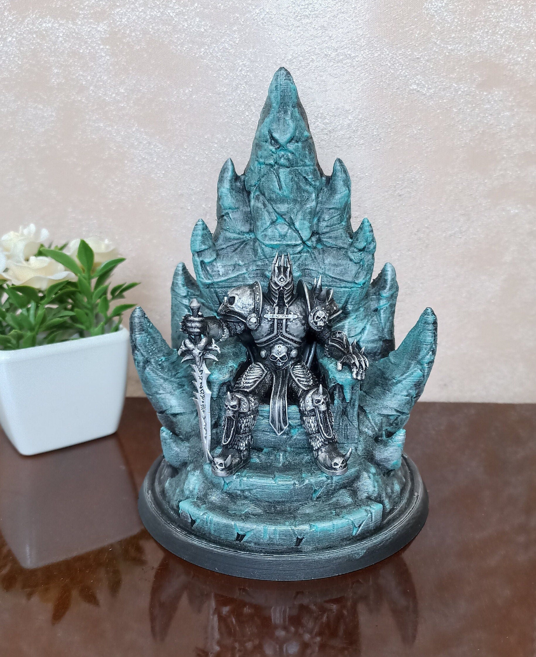 Lich King Figure, Arthas On Throne