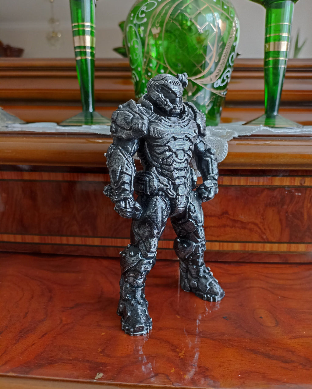 Doom Guy Figure, Doom Eternal Slayer Video Game Statue