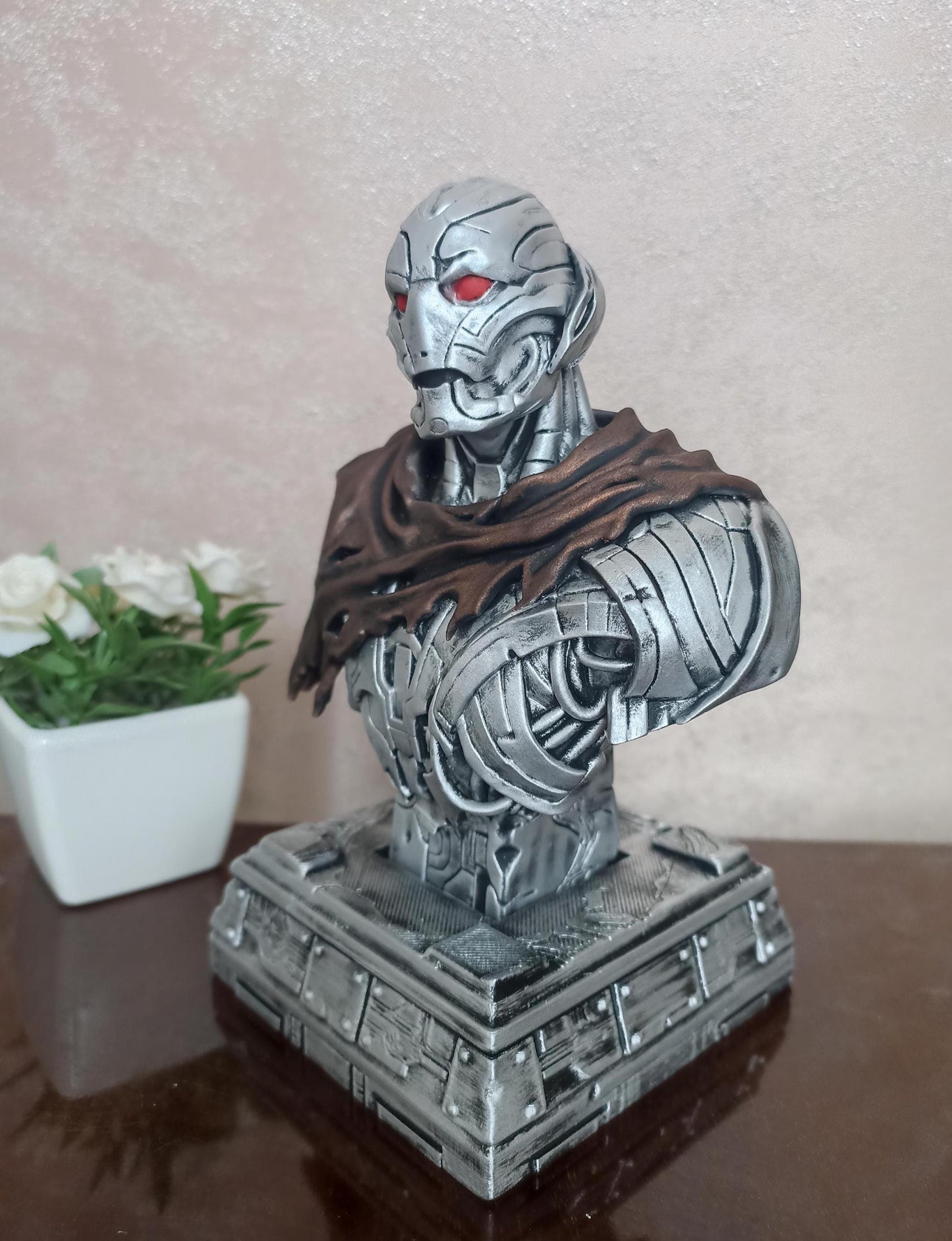 Ultron bust side view