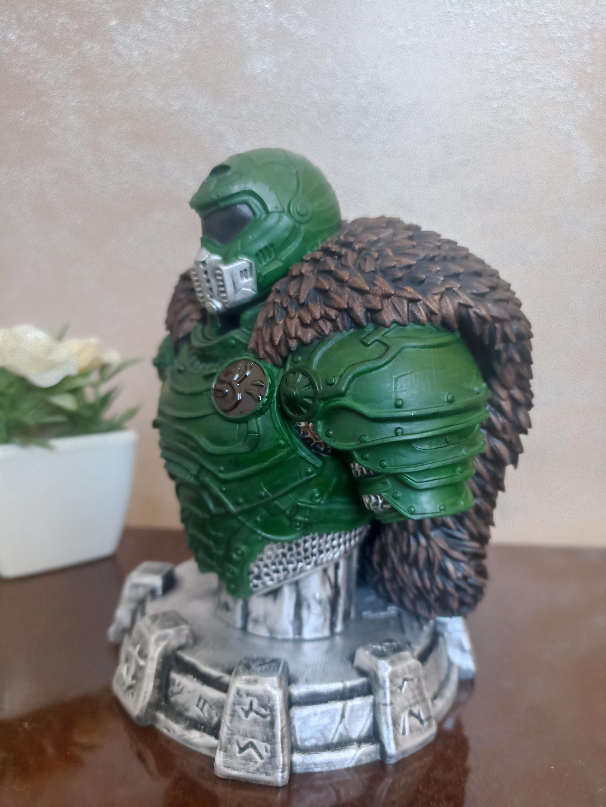 Doom The Dark Ages fan art resin collectible