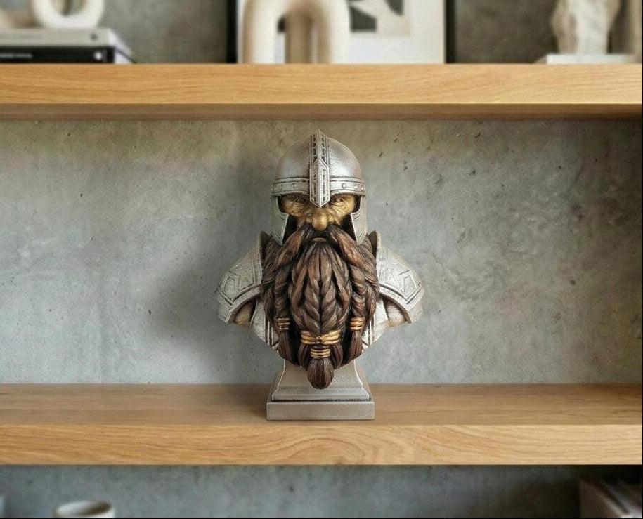 Gimli Bust, LOTR Dwarf Statue