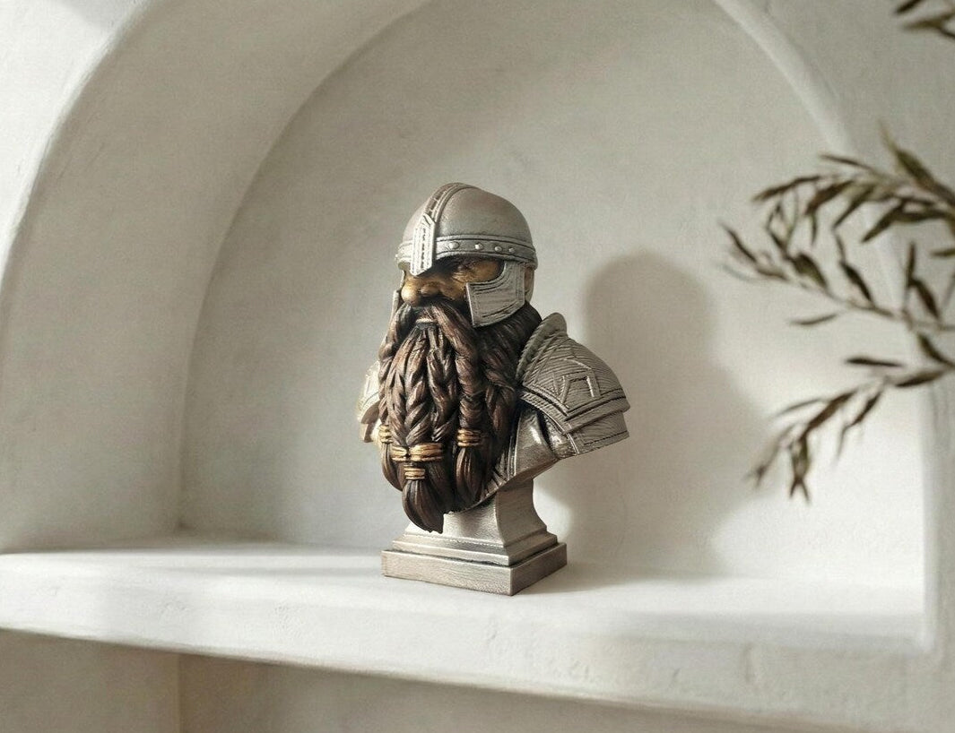 Gimli Bust, LOTR Dwarf Statue